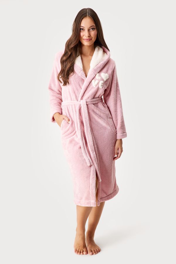 L -  L Топлещ халат Rosie дълъг