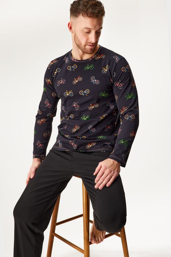 Lonka Мъжка пижама Lopping Bike дълга