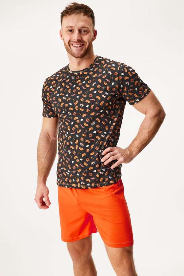 Lonka Памучна пижама Koffing Fastfood II къса