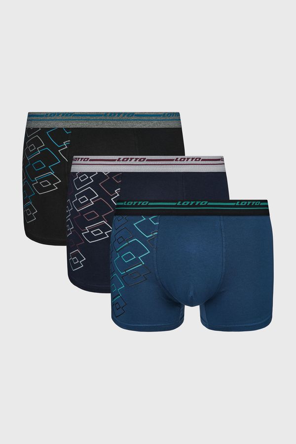 Lotto 3PACK памучни боксерки Constanzo