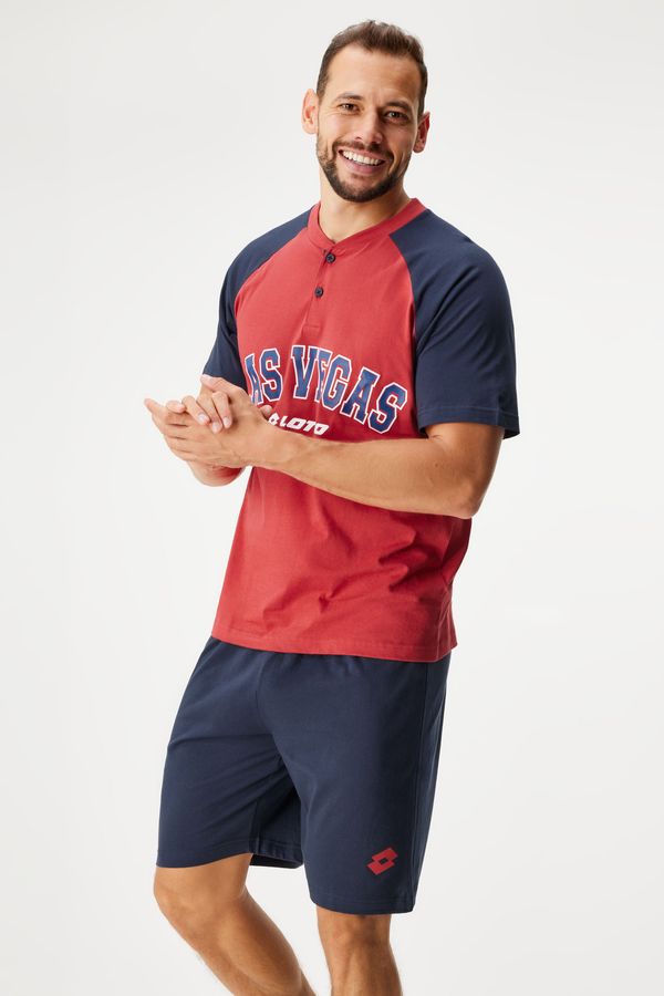 Lotto Памучна пижама Cities къса