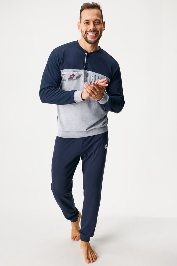 Lotto Памучна пижама Club дълга