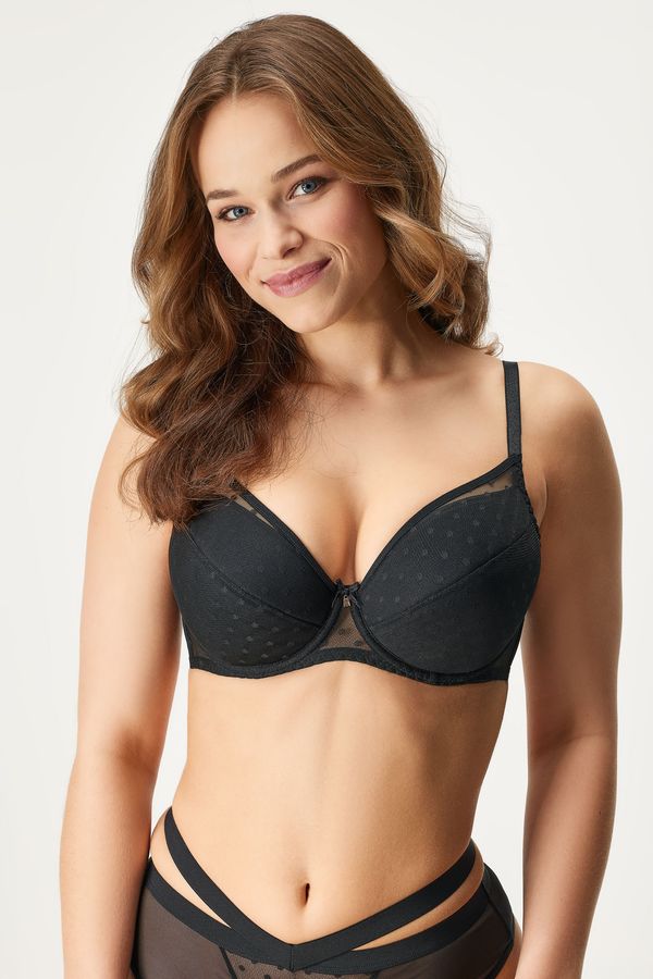 MAT Сутиен Dotssy Black с подвижни подплънки