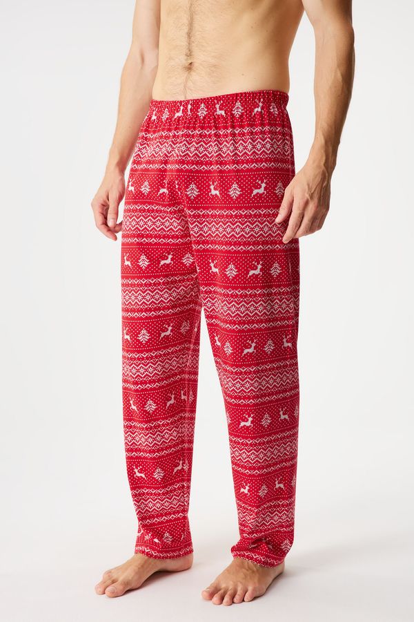 MEN-A Памучно долнище на пижама MEN-A Nordic