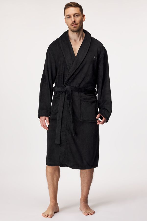 MEN-A Топлещ халат MEN-A Terry с яка