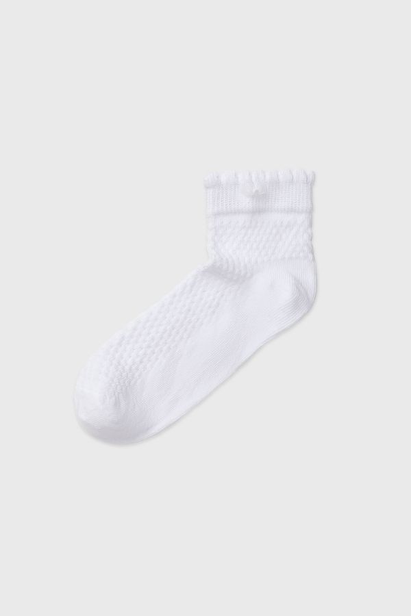 Milena Чорапи Openwork Bow до над глезена