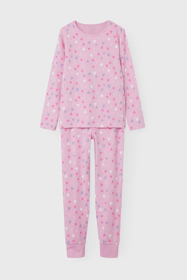 name it Пижама за момичета NKHearts дълга