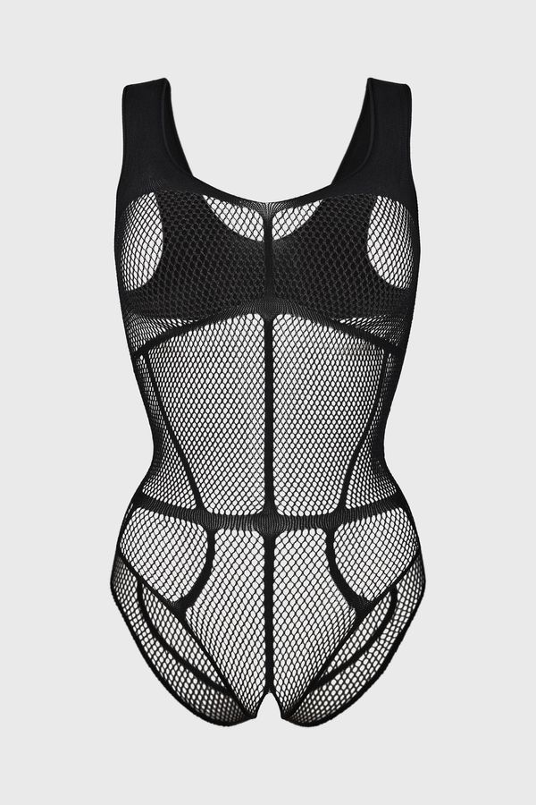 Obsessive Еротично боди Obsessive Bea с отворено дъно