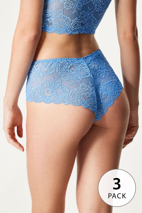 ONLY 3PACK френски бикини ONLY Chloe Lace