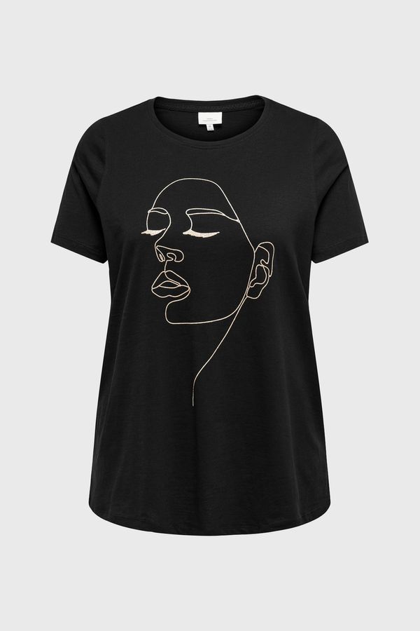 ONLY CARMAKOMA Памучна тениска ONLY Carmakoma CARAsja