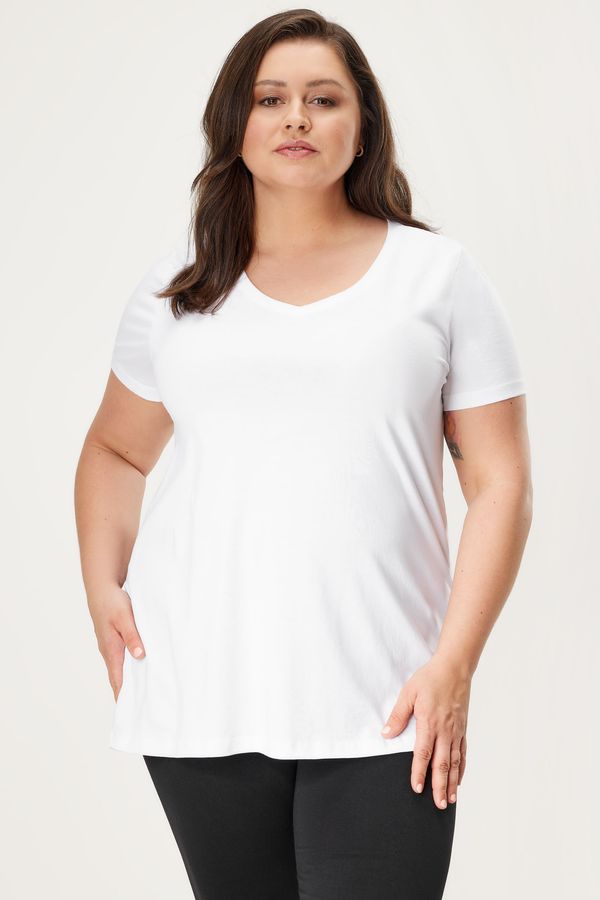 ONLY CARMAKOMA Памучна тениска ONLY Carmakoma Carbonnie Life I