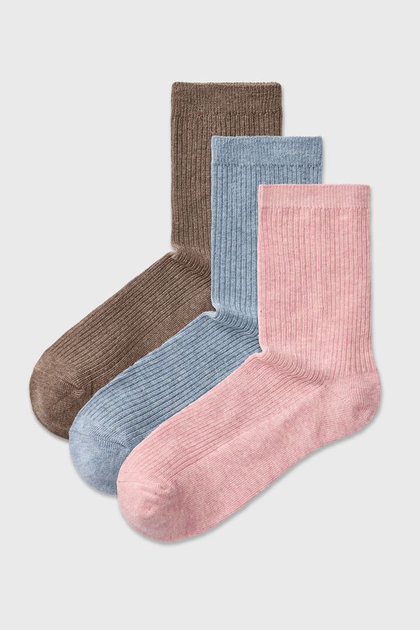Pieces 3PACK чорапи Pieces PCMarta по-дълги