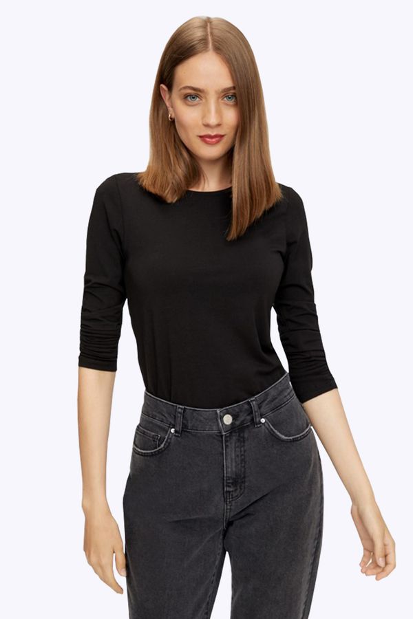 Pieces Дамска блуза Pieces Sirene с дълъг ръкав