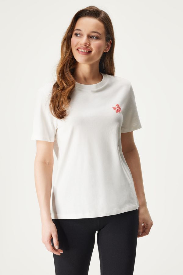 Pieces Памучна тениска Pieces My