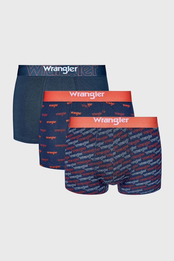 Wrangler 3PACK памучни боксерки Wrangler Graph