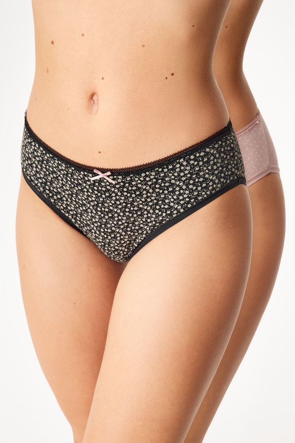 Ysabel Mora 2PACK класически бикини Floret памучни