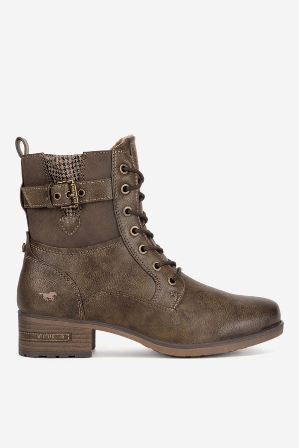 Mustang Боти Mustang ТЪМНОКАФЯВ