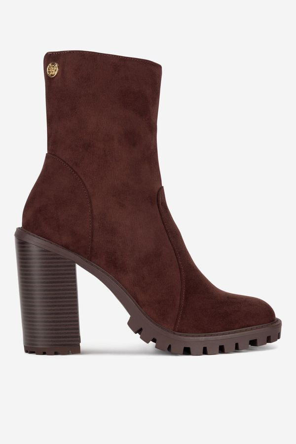 NINE WEST Боти NINE WEST ТЪМНОКАФЯВ