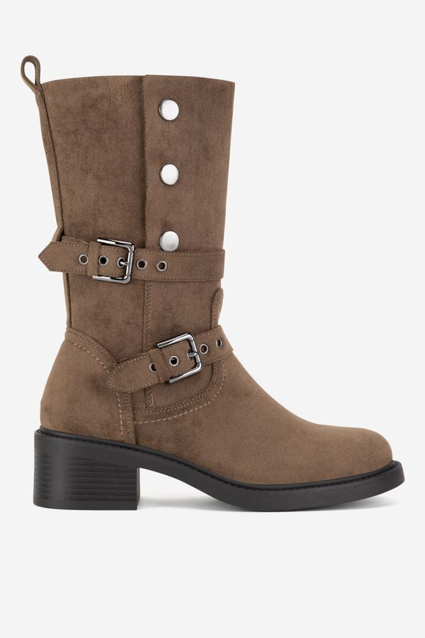 Jenny Fairy Ботуши Jenny Fairy ТЪМНОБЕЖОВ