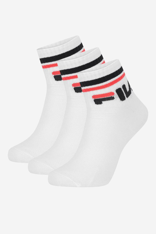 Fila Чорапи 3 чифта Fila БЯЛ