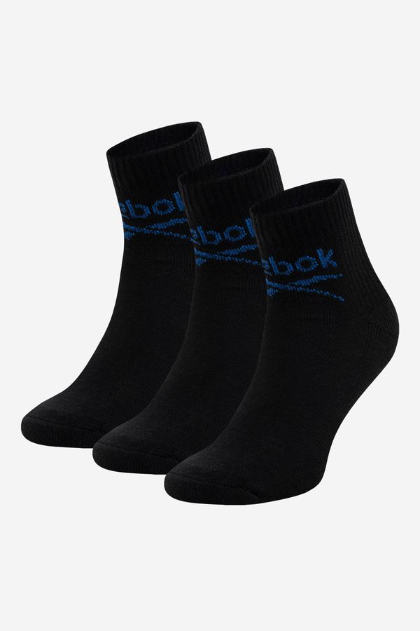 Reebok Чорапи 3 чифта Reebok ЧЕРЕН