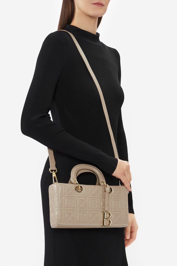 Badura Дамска чанта Badura ТЪМНОБЕЖОВ