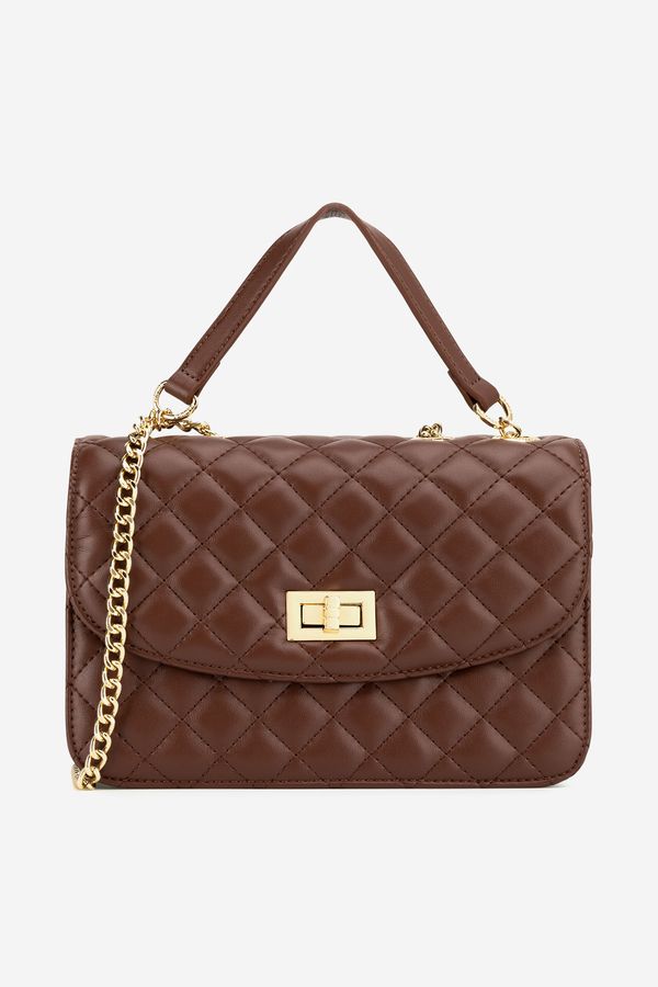 Badura Дамска чанта Badura ТЪМНОКАФЯВ