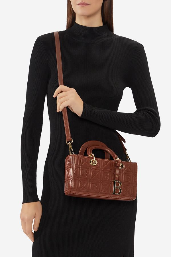 Badura Дамска чанта Badura ТЪМНОКАФЯВ