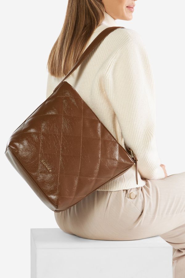 Badura Дамска чанта Badura ТЪМНОКАФЯВ