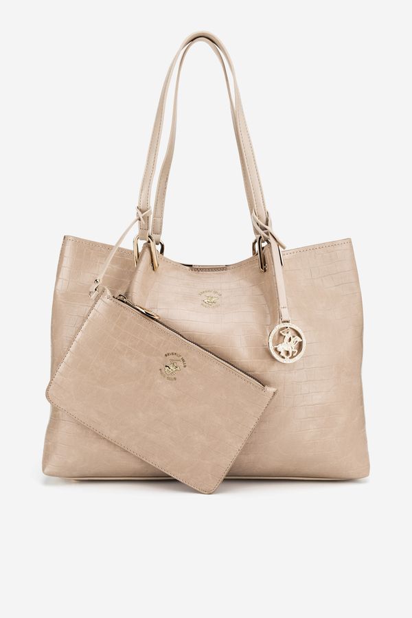 Beverly Hills Polo Club Дамска чанта Beverly Hills Polo Club БЕЖОВ