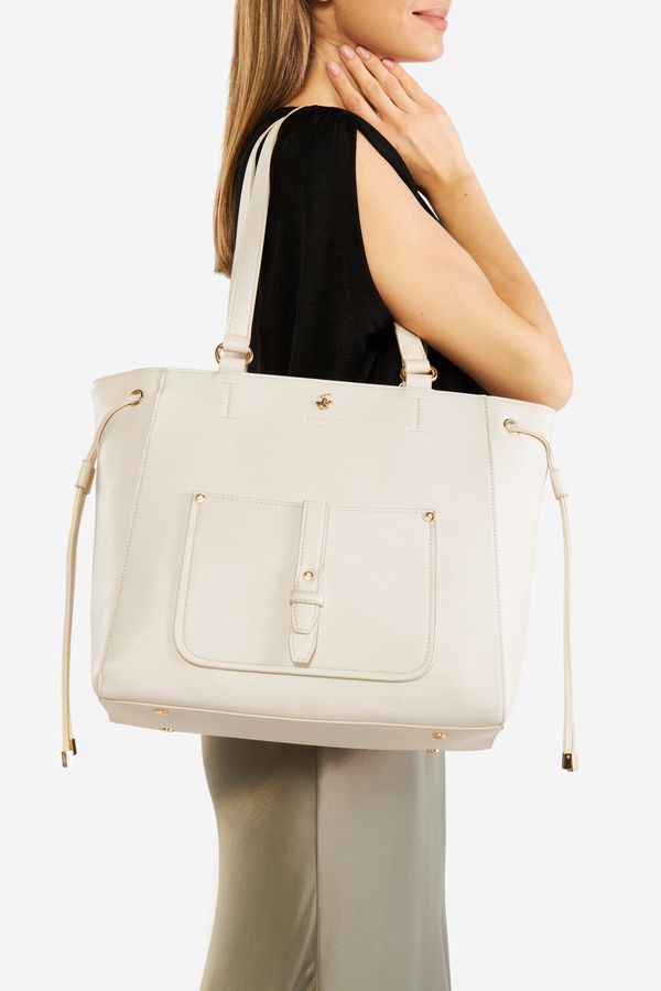 Beverly Hills Polo Club Дамска чанта Beverly Hills Polo Club БЯЛ