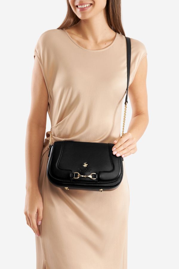 Beverly Hills Polo Club Дамска чанта Beverly Hills Polo Club ЧЕРЕН