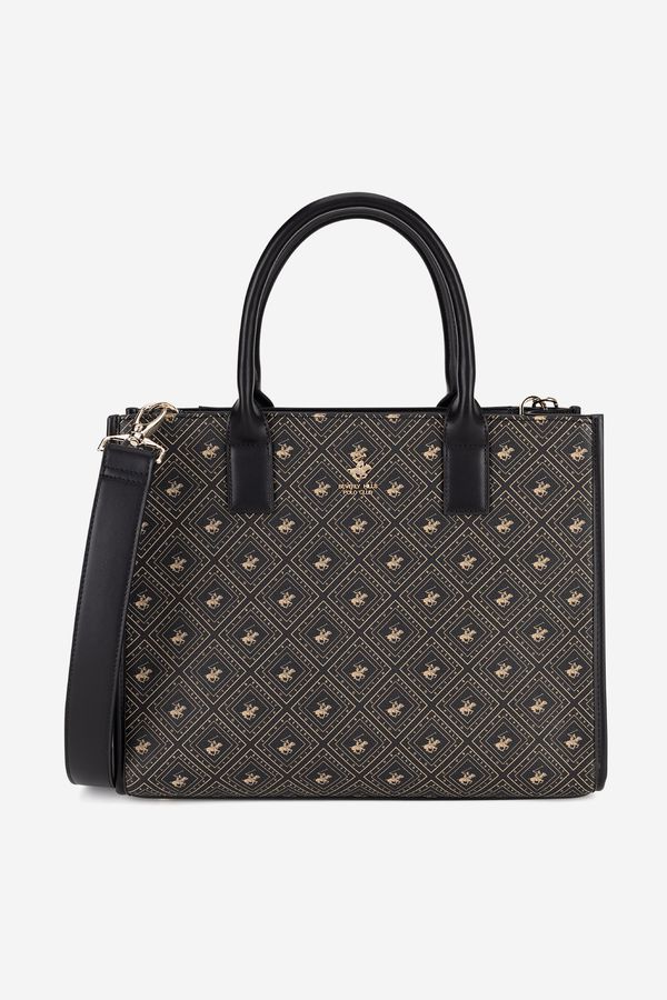 Beverly Hills Polo Club Дамска чанта Beverly Hills Polo Club ЧЕРЕН