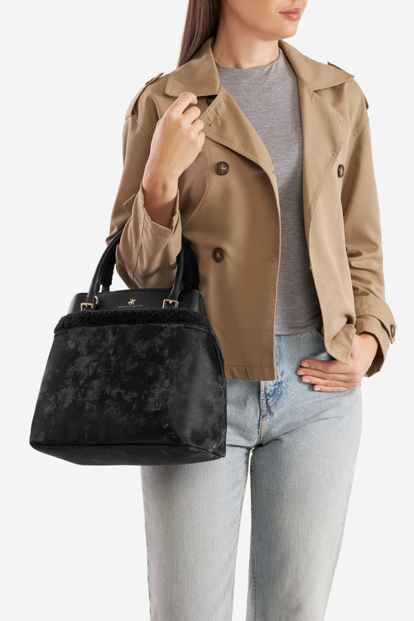 Beverly Hills Polo Club Дамска чанта Beverly Hills Polo Club ЧЕРЕН