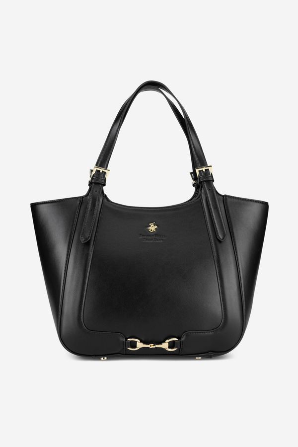 Beverly Hills Polo Club Дамска чанта Beverly Hills Polo Club ЧЕРЕН