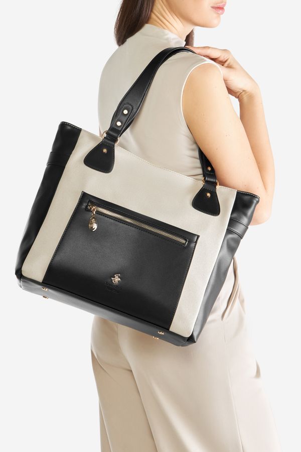 Beverly Hills Polo Club Дамска чанта Beverly Hills Polo Club ЧЕРЕН