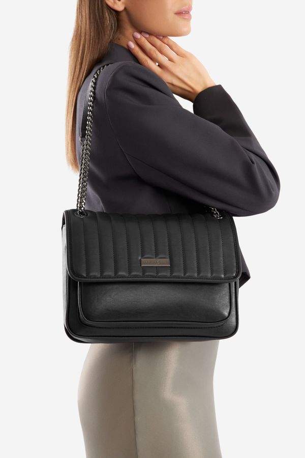 Beverly Hills Polo Club Дамска чанта Beverly Hills Polo Club ЧЕРЕН