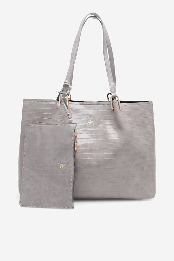 Beverly Hills Polo Club Дамска чанта Beverly Hills Polo Club СИВ