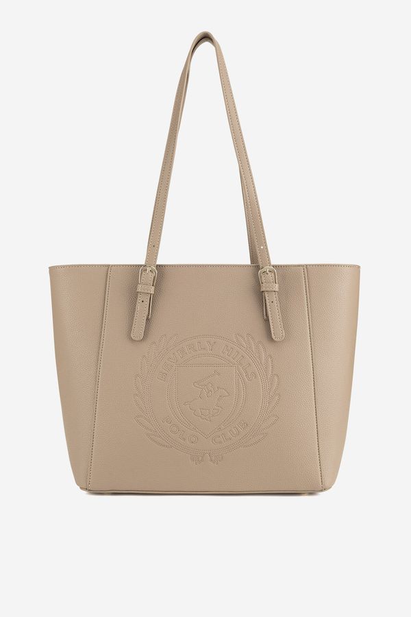 Beverly Hills Polo Club Дамска чанта Beverly Hills Polo Club ТЪМНОБЕЖОВ