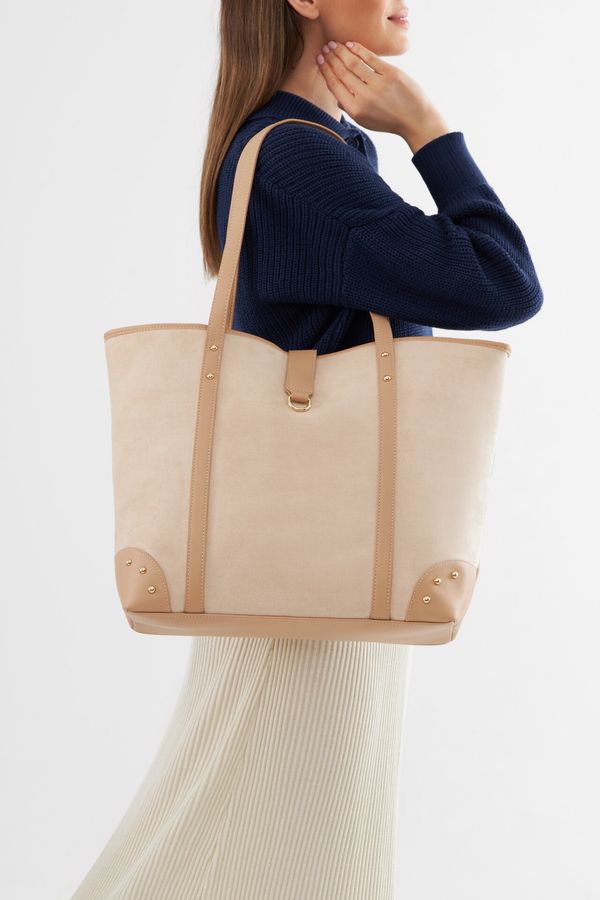 DeeZee Дамска чанта DeeZee БЕЖОВ