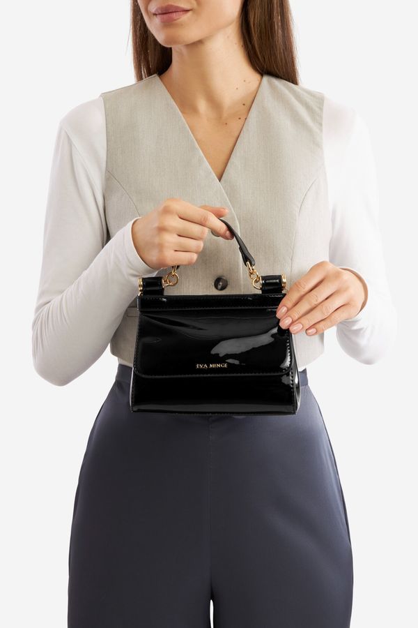 EVA MINGE Дамска чанта EVA MINGE ЧЕРЕН