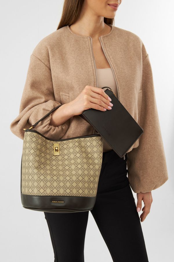 Gino Rossi Дамска чанта Gino Rossi БЕЖОВ