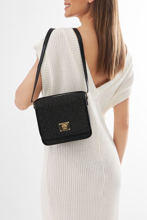 Gino Rossi Дамска чанта Gino Rossi ЧЕРЕН