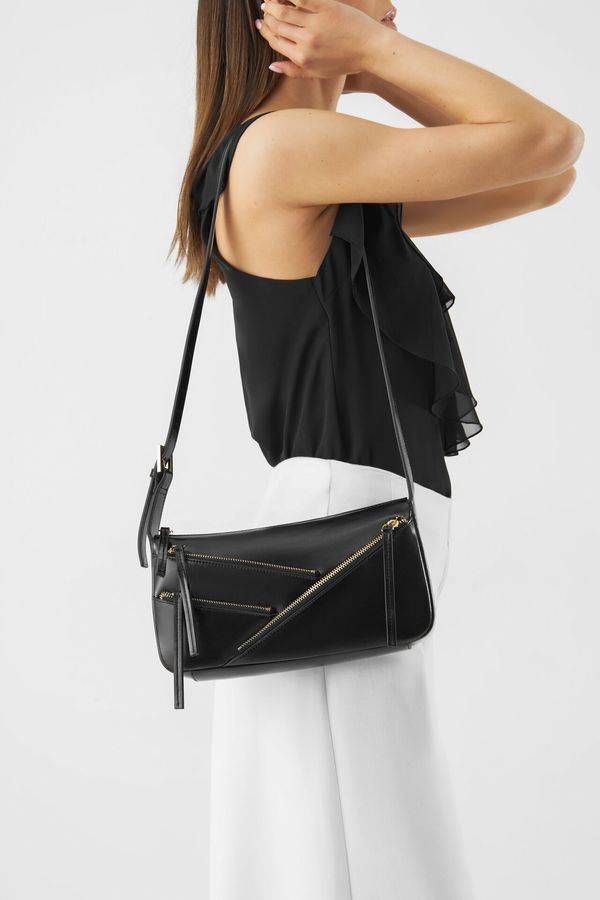 Gino Rossi Дамска чанта Gino Rossi ЧЕРЕН