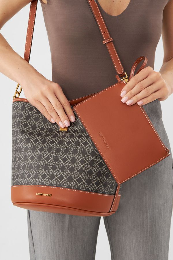 Gino Rossi Дамска чанта Gino Rossi ЧЕРЕН