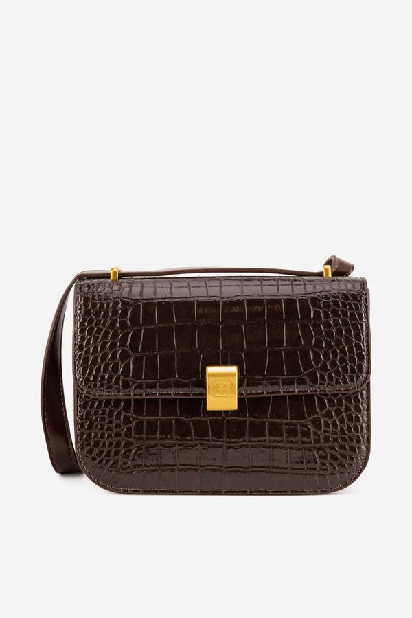 Gino Rossi Дамска чанта Gino Rossi КАФЯВ