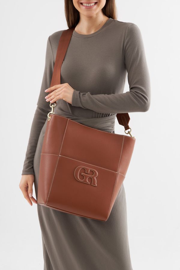 Gino Rossi Дамска чанта Gino Rossi КАМЕЛ