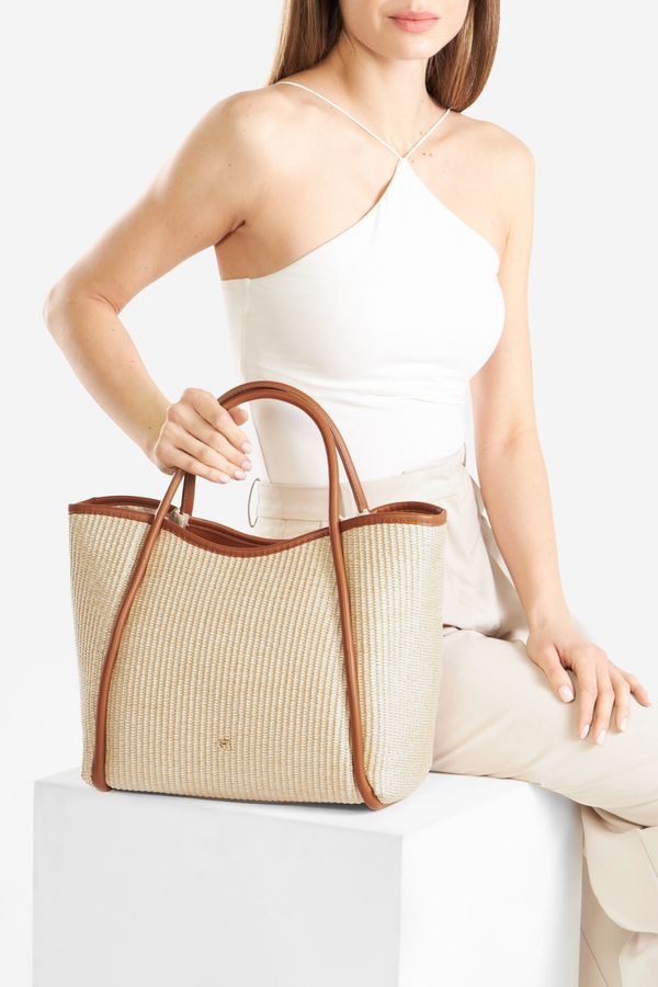 Gino Rossi Дамска чанта Gino Rossi КАМЕЛ