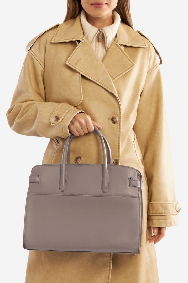 Gino Rossi Дамска чанта Gino Rossi СВЕТЛОСИВ