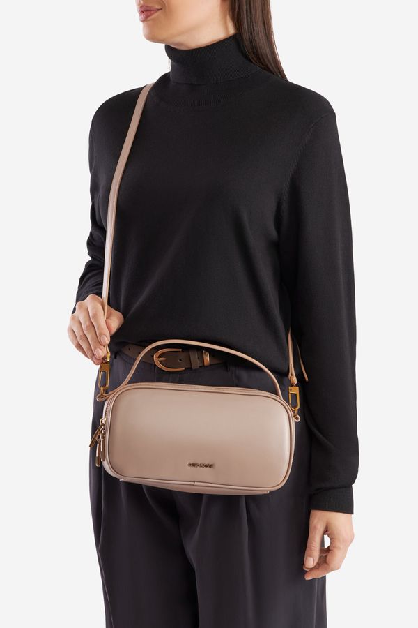 Gino Rossi Дамска чанта Gino Rossi ТЪМНОБЕЖОВ